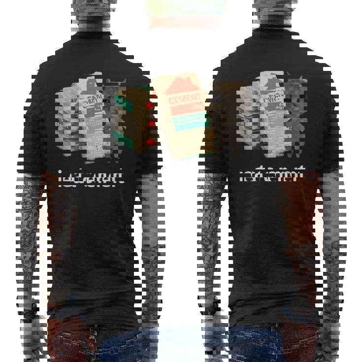 I Eat Cement 猫シャツ キッズ 面白い ダンク 猫 ミーム メンズTシャツ バックプリント