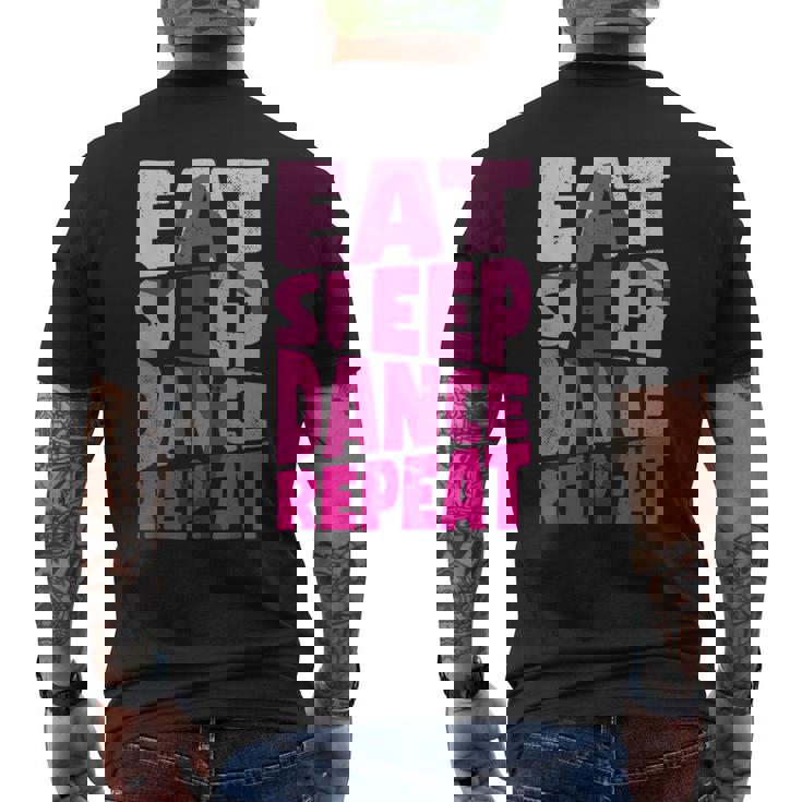 Eatleep Dance リピートダンサー メンズ レディース ダンサー ラブダンス メンズTシャツ バックプリント