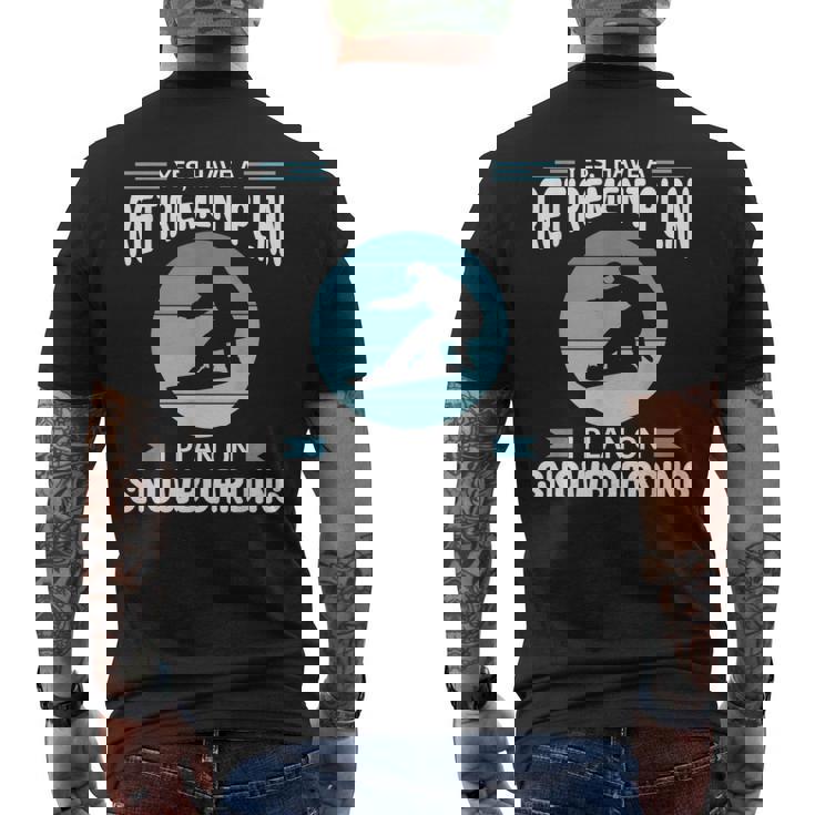 Eatleep スノーボード リピートスノーボード スノボ スノボ メンズTシャツ バックプリント