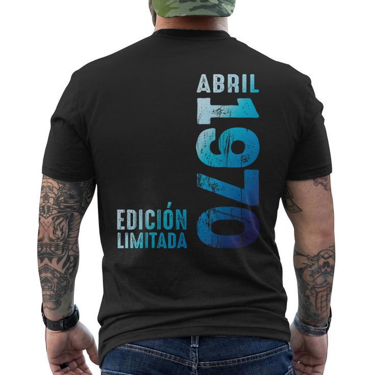 Edición Limitada Abril 1970 Retro 1970Intage 1970 Camiseta Hombre Estampado Espalda