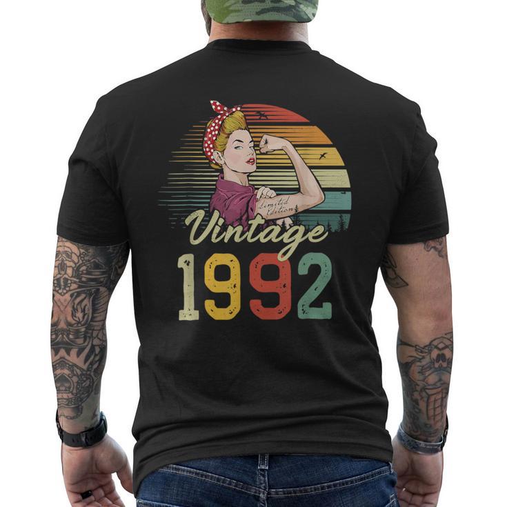 Edición Limitada De 34 Años 1992 -Intage 34 Cumpleaños Camiseta Hombre Estampado Espalda