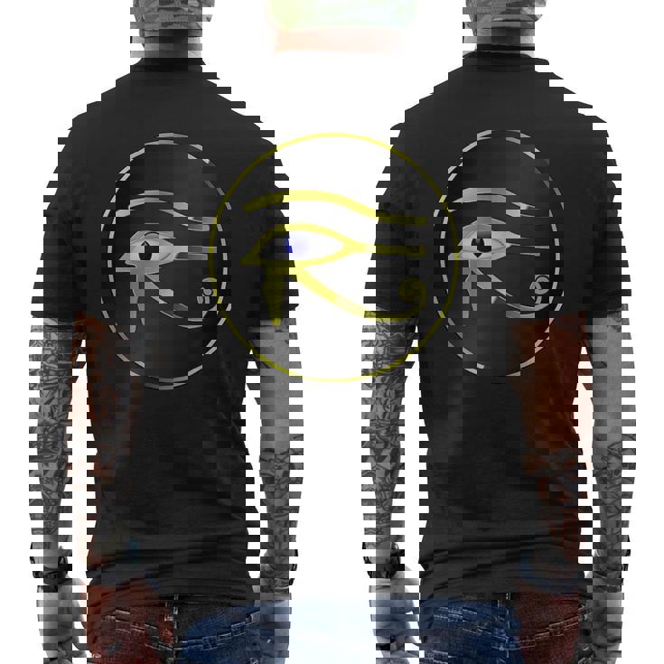 Egipcioun Dios Ra Ojo De Raímbolo Camiseta Hombre Estampado Espalda