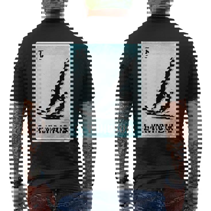 El Windsurf メキシカンウインドサーフィンカード メンズTシャツ バックプリント