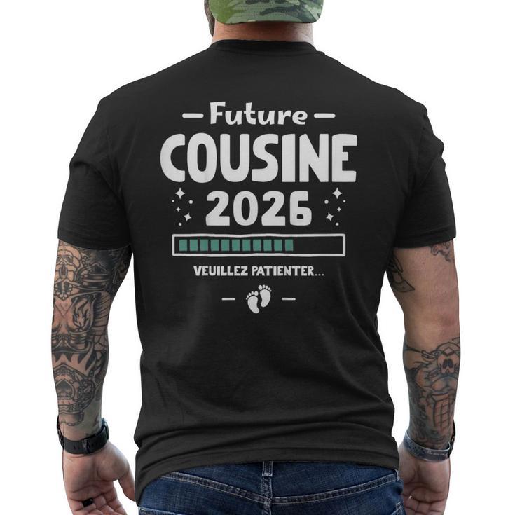 Enfant Annonce Première Grossesse Future Cousine 2026 En Attente T-shirt imprimé au dos