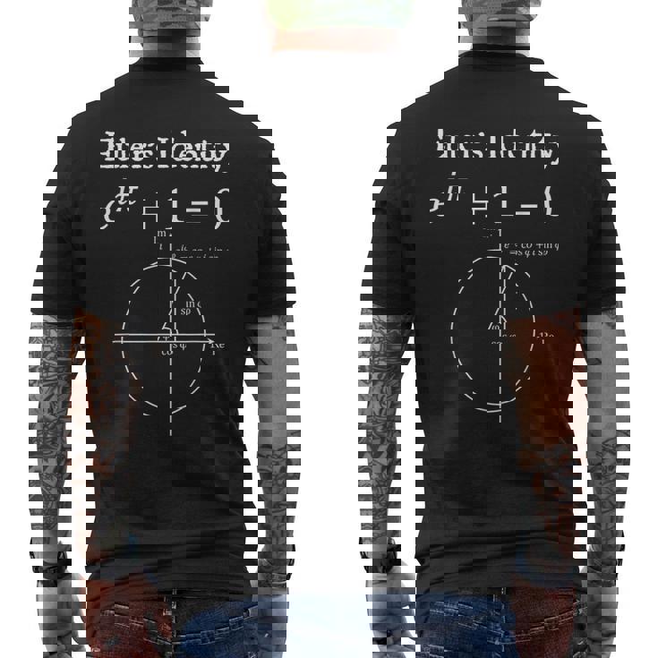 Euler's Identity Complex 数学教師 オタクギフト メンズTシャツ バックプリント