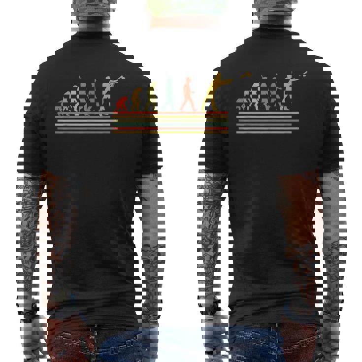 Evolution Of Axe 投げ斧投げ 斧投げ メンズTシャツ バックプリント