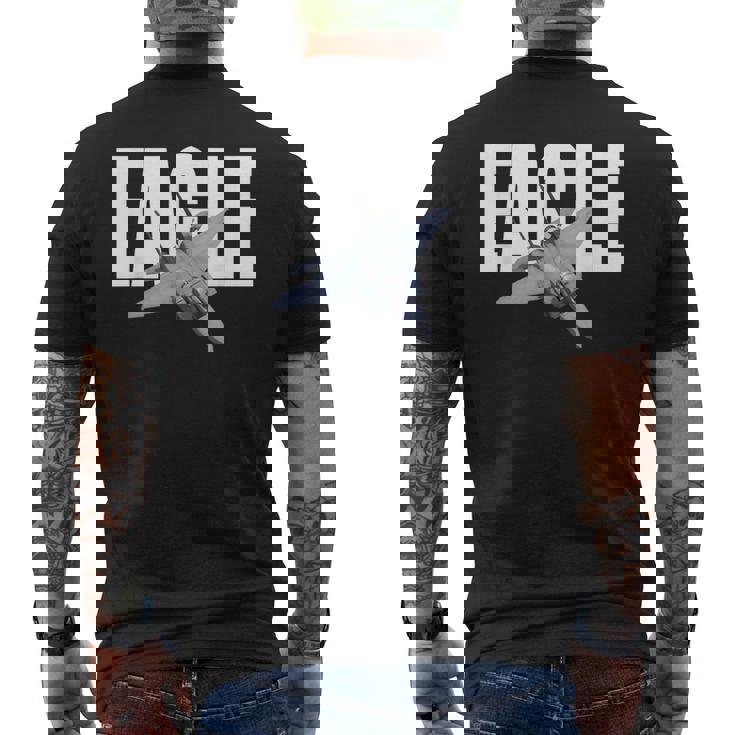 F-15 イーグル メンズTシャツ バックプリント