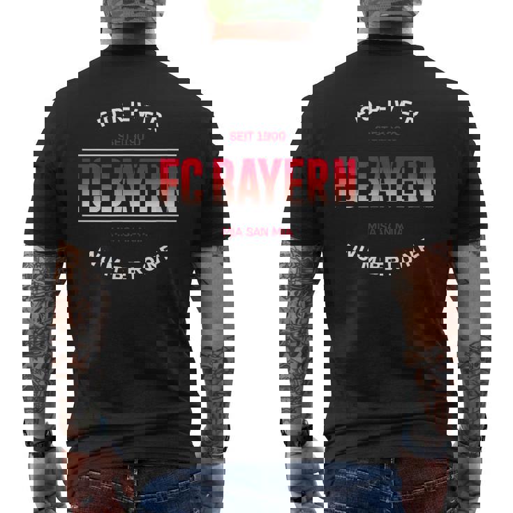 Fcバイエルン・ミュンヘン フォーエバー ナンバーワン メンズTシャツ バックプリント