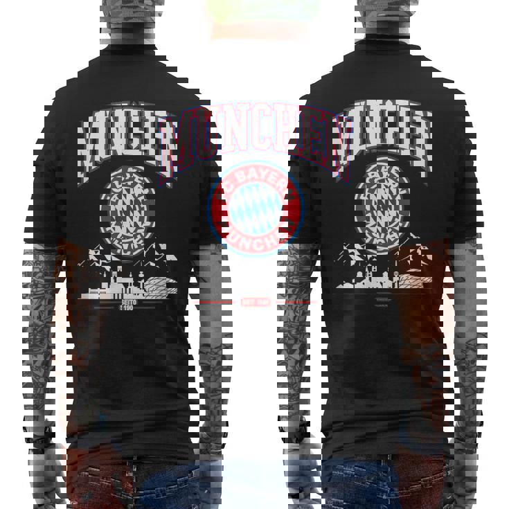 Fcバイエルン・ミュンヘン山脈 メンズTシャツ バックプリント