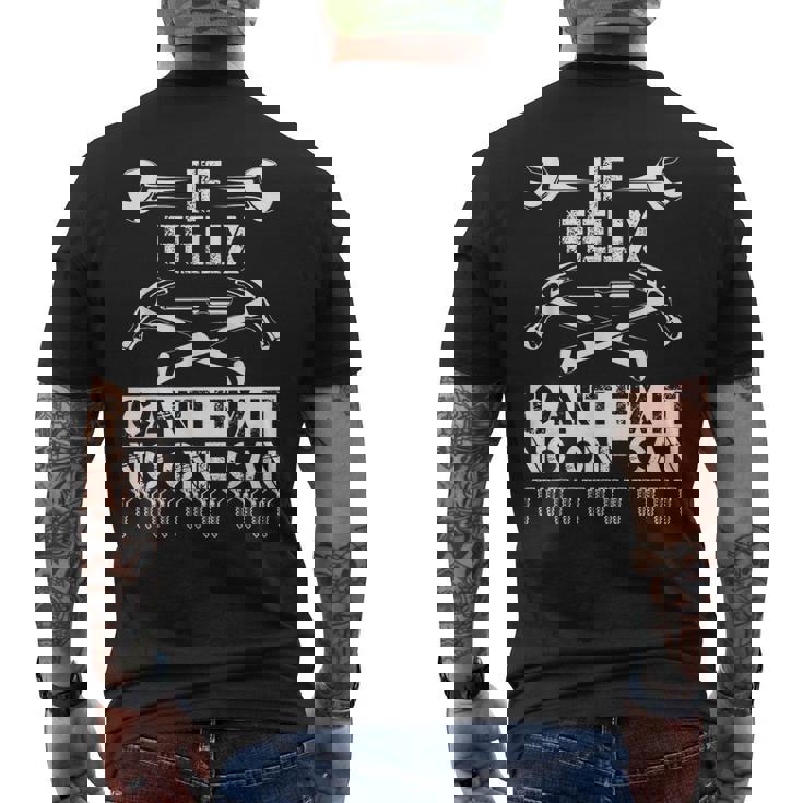 Felix Fix It Divertente Compleanno Personalizzato Nome Papà Idea Regalo T-shirt da uomo con stampa posteriore