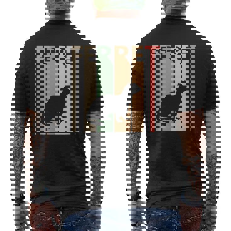 Ferret フェレット メンズTシャツ バックプリント