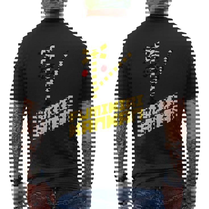 Fumikiri カンカン メンズTシャツ バックプリント