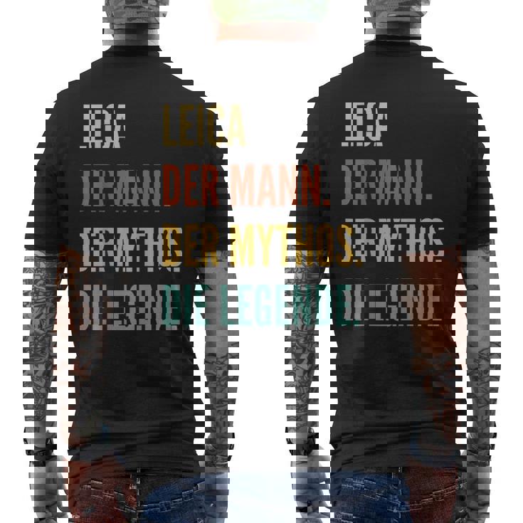 German First Name Leica メンズTシャツ バックプリント