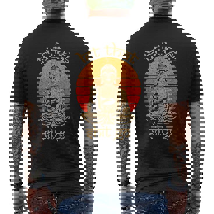Let Thathit Go ブッダシャツ メンズTシャツ バックプリント