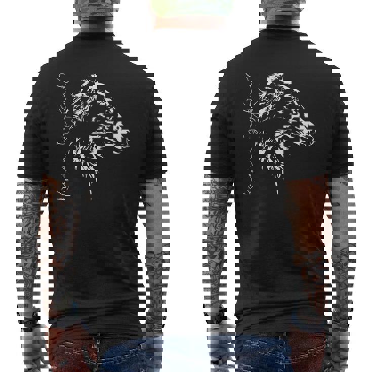 Proud ロシアグレイハウンド ボルゾイ犬 ポートレートギフト 長袖tシャツ メンズTシャツ バックプリント