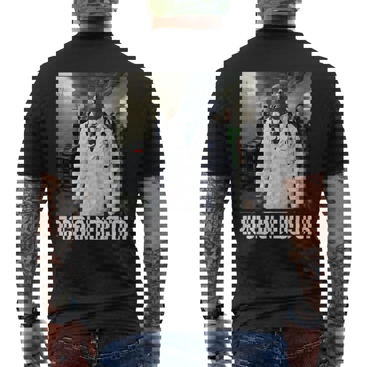 Tuff Pigeon Doctor 2026 New Brainrot Meme Kid Aiジョーク メンズTシャツ バックプリント