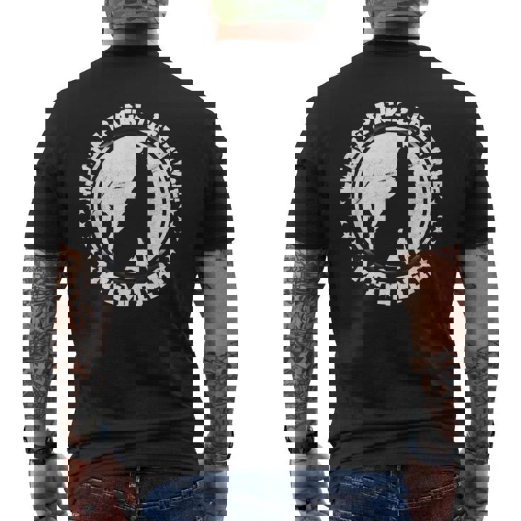 Wolf Wolf ギフト メンズTシャツ バックプリント