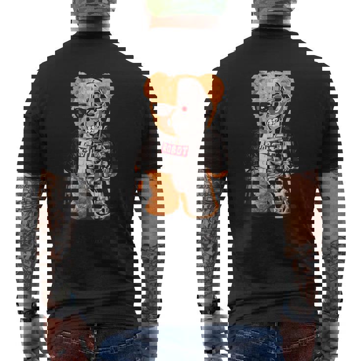 Future Is Now テディベアロボット メンズTシャツ バックプリント