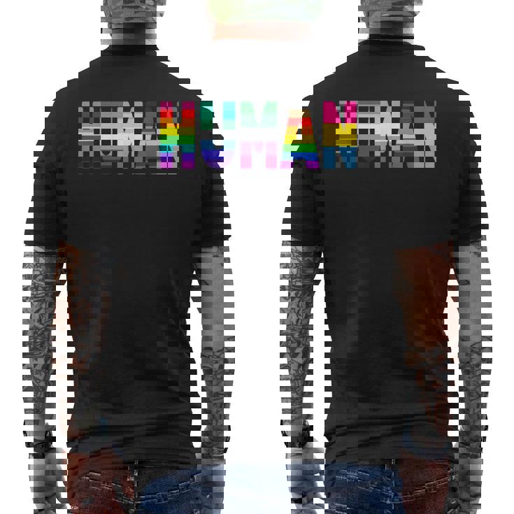 Genre Lesbienne Gay Trans Queer Tenue Arc-En-Ciel T-shirt imprimé au dos