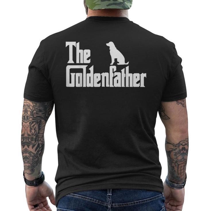 The Goldenfather ファニーゴールデンレトリバー お父さんシャツ メンズギフト メンズTシャツ バックプリント
