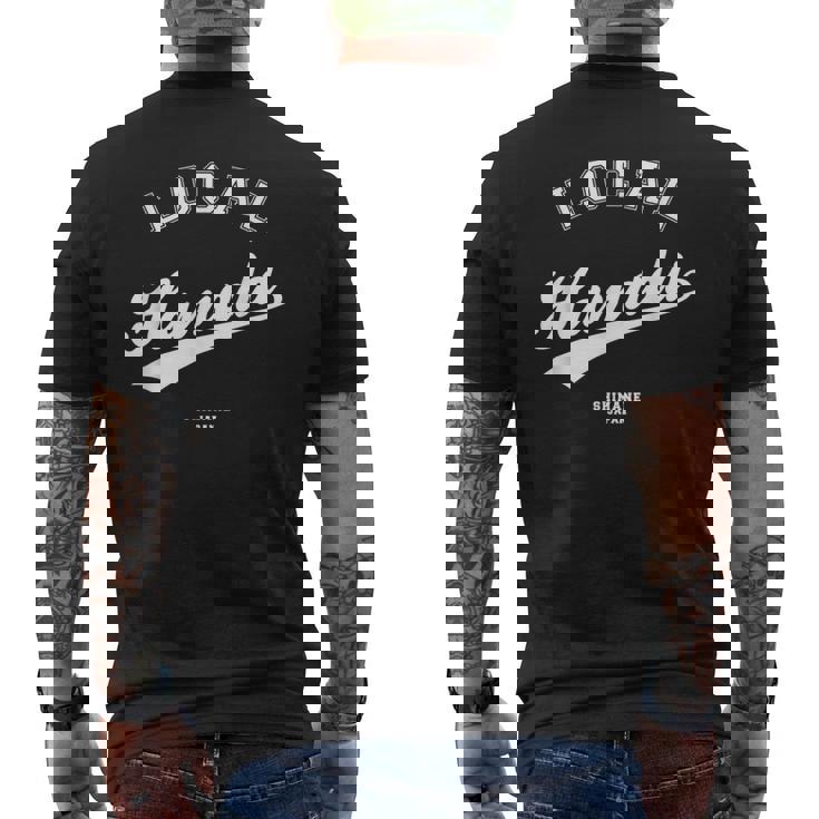 Hamada Local 浜田ローカル 故郷 メンズTシャツ バックプリント