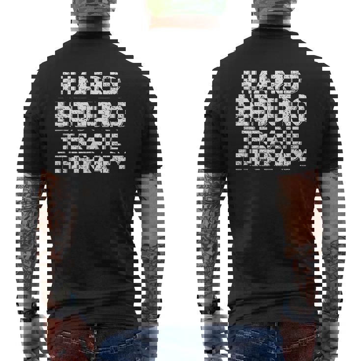 Hard Enduro Trail Therapy Motorcycle Motorsport Dirt Bike Tank Top Men's Back Print T-Shirt