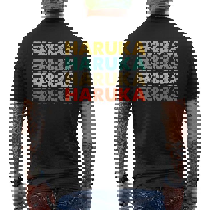 Haruka 遥 メンズTシャツ バックプリント