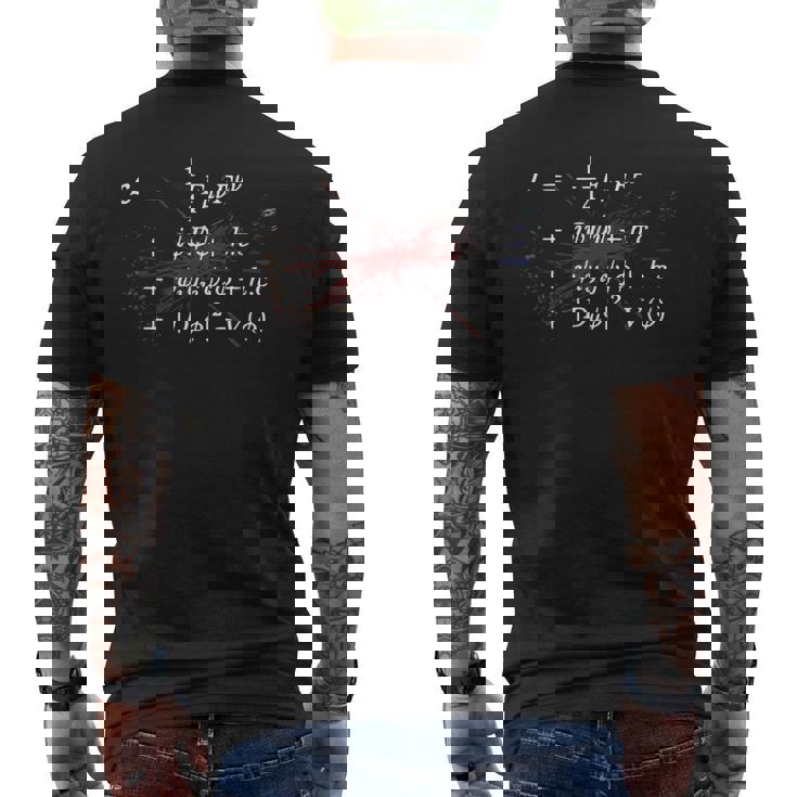 Higgs Boson Lagrangian 理論物理標準モデル メンズTシャツ バックプリント