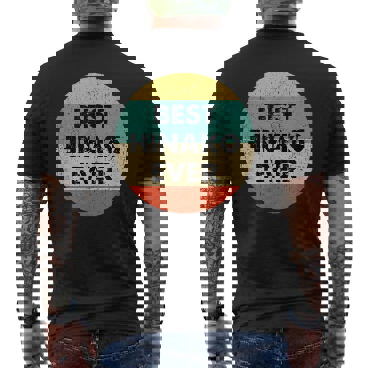 Hinako 雛子 メンズTシャツ バックプリント