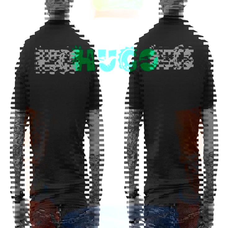 Hugo パーソナライズ ボーイズ 恐竜 T レックス キュート カスタム メンズTシャツ バックプリント