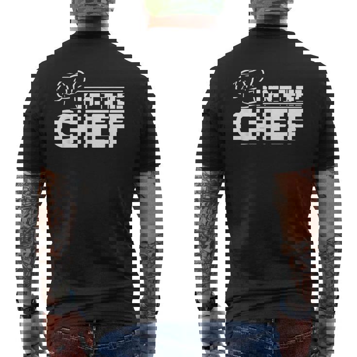 メンズ I'm The Chef クッキングハット フードクッキング シェフ キッチン フードクック メンズTシャツ バックプリント
