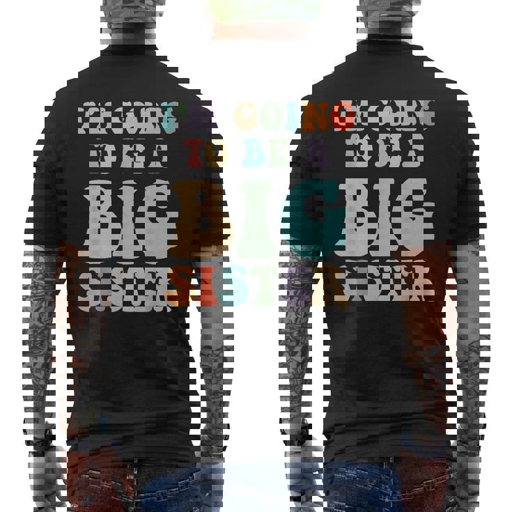 I'm Going To Be A Bigister パステルセレブレーションのお知らせ メンズTシャツ バックプリント