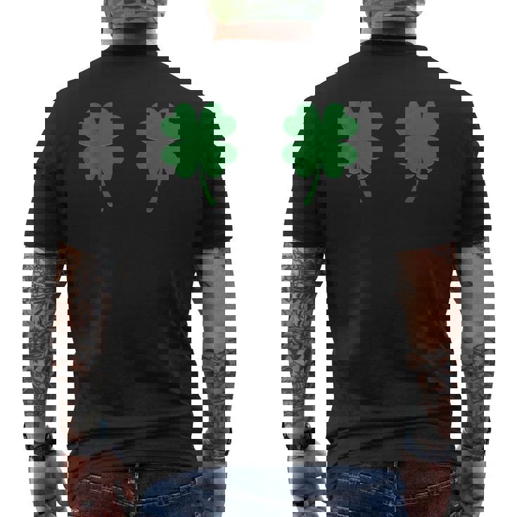 Irlandesa Del Día Dean Patricio Del Pecho Del Trébol Paddyaint Camiseta Hombre Estampado Espalda