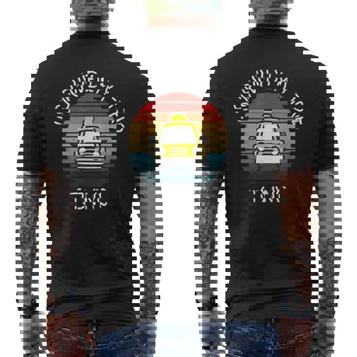 Iurvived My Trip To Nyc ヴィンテージ メンズTシャツ バックプリント