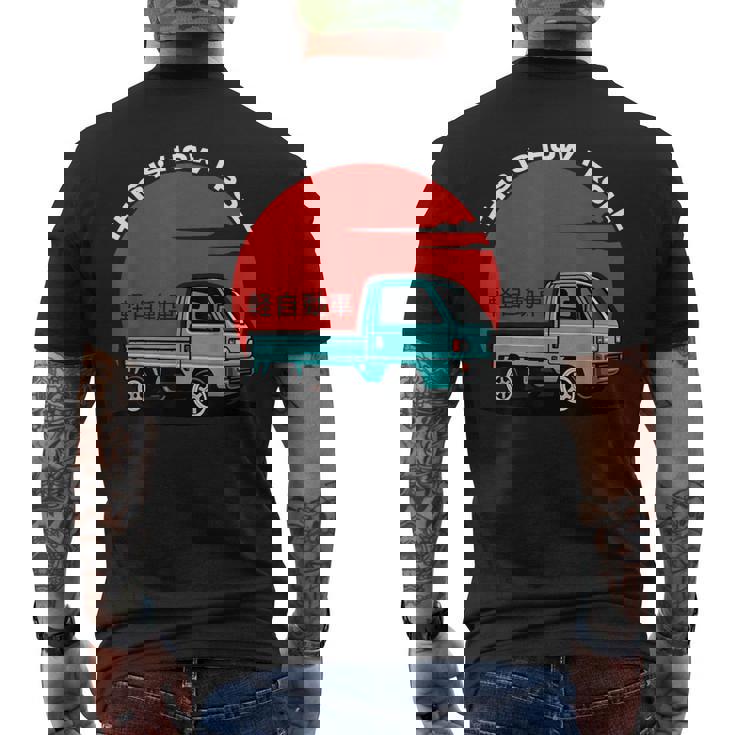 Japan Mini Truck Keiカーキャブオーバーコンパクト4wdオフロードトラック メンズTシャツ バックプリント