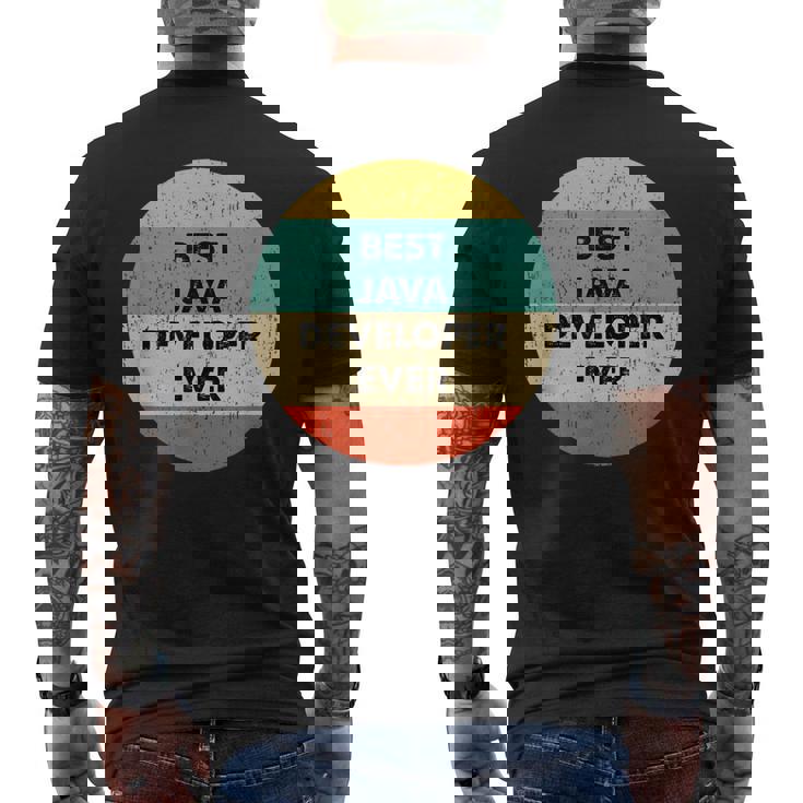 Javaデベロッパーシャツ メンズTシャツ バックプリント