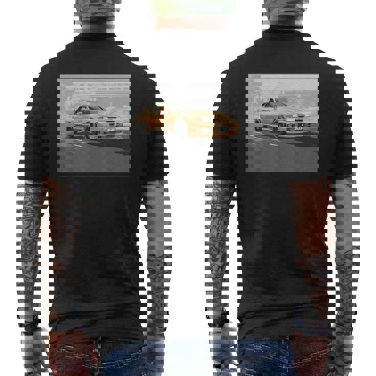 Jdm カーアート R32-Spec Ii ヌールスペック Rb26 メンズTシャツ バックプリント