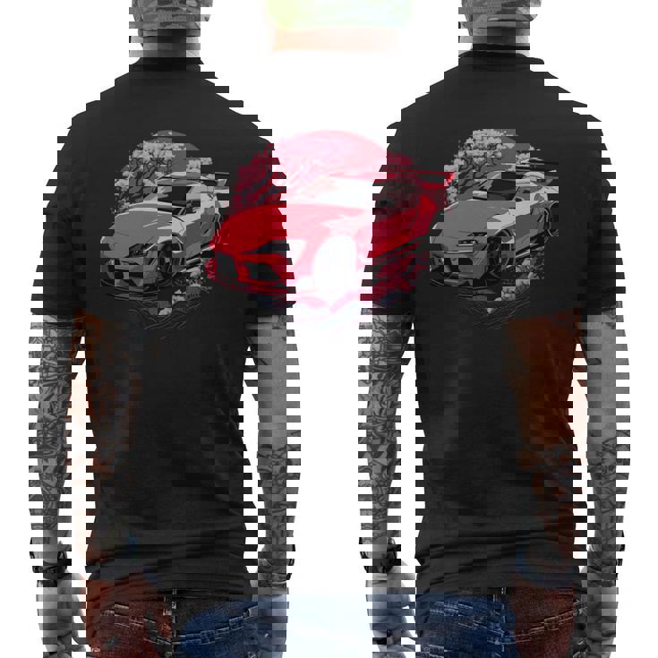 Jdmupra Mk5 Gr 桜 2Jz スタンスグラフィックtシャツ 長袖tシャツ メンズTシャツ バックプリント