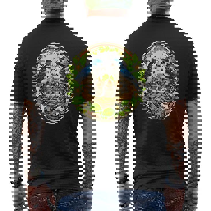 Jolie Hirondelle À Farine Ornithologue Ornithologue Oiseaux Oiseaux De Printemps T-shirt imprimé au dos