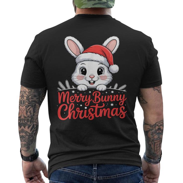 Joyeux Lapin Noël Mignonacances T-shirt imprimé au dos