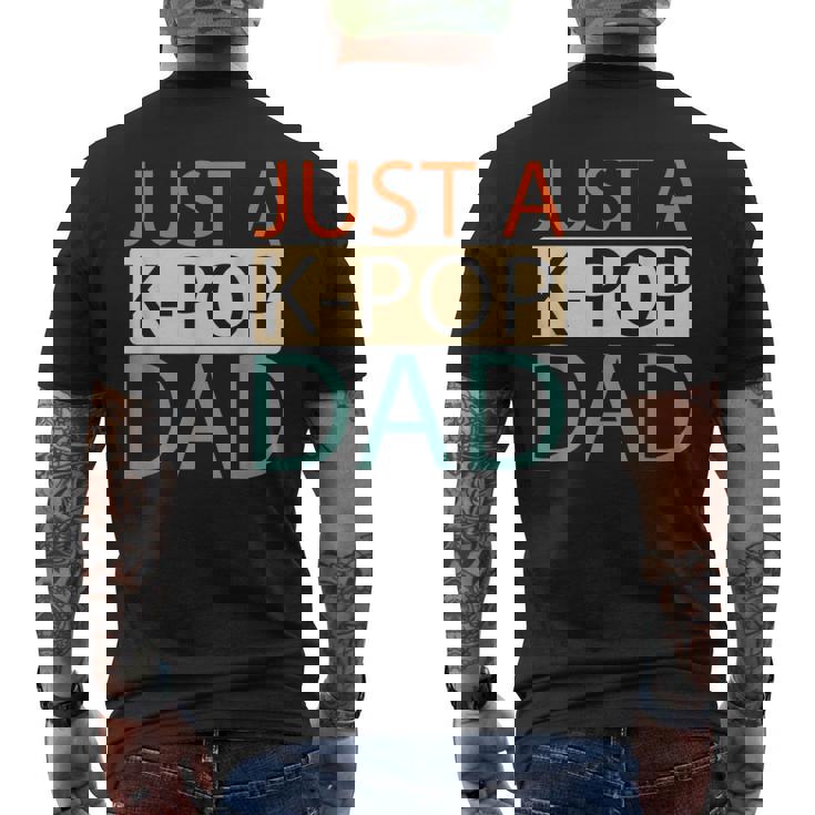 K Pop Korean Music Just A Kpop Dad Men's T-shirt Back Print