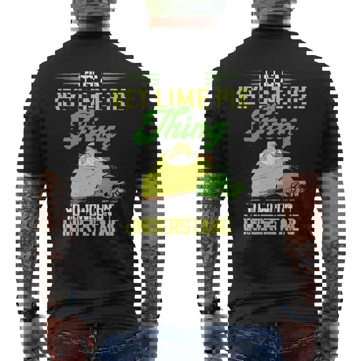 Key Lime Pie Thing レモンパイ デザート タルト フロリダパイ 長袖tシャツ メンズTシャツ バックプリント