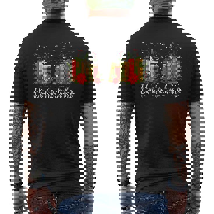 If You Know You Know 6 7 Reading Books Christmas Men's Back Print T-Shirt If You Know You Know 6 7 Reading Books Christmas Men's Back Print T-Shirt