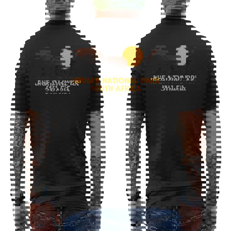 Kruger National Parkouth Africa メンズTシャツ バックプリント