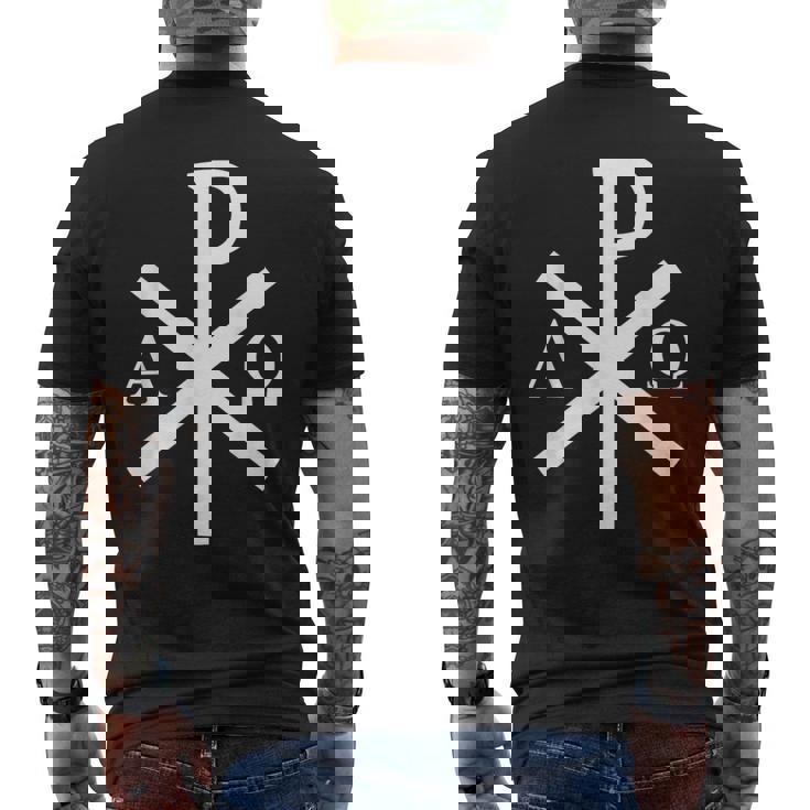 La Croix Chi-Rho -Ymbole De Jésus-Christ -2 T-shirt imprimé au dos