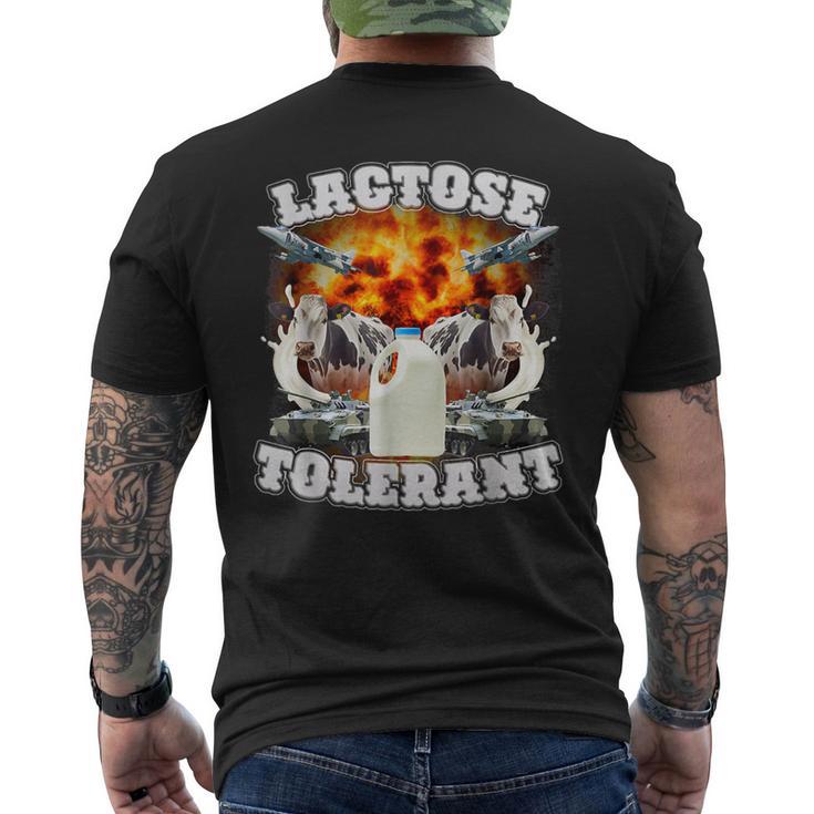 Laktosetolerant Meme Lustigeltsampezifisch Dank Meme T-Shirt mit Rückendruck