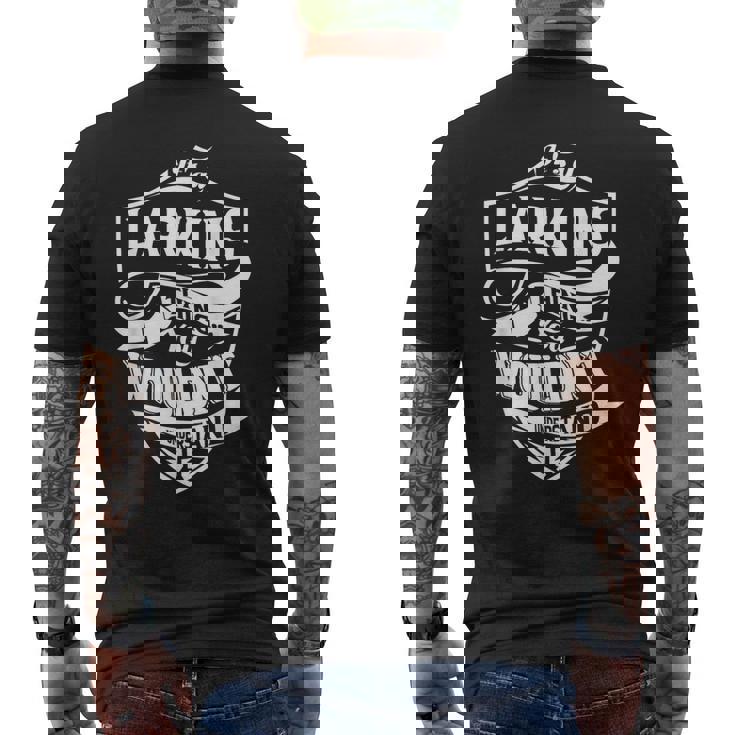 Larkins Thingです。 メンズTシャツ バックプリント