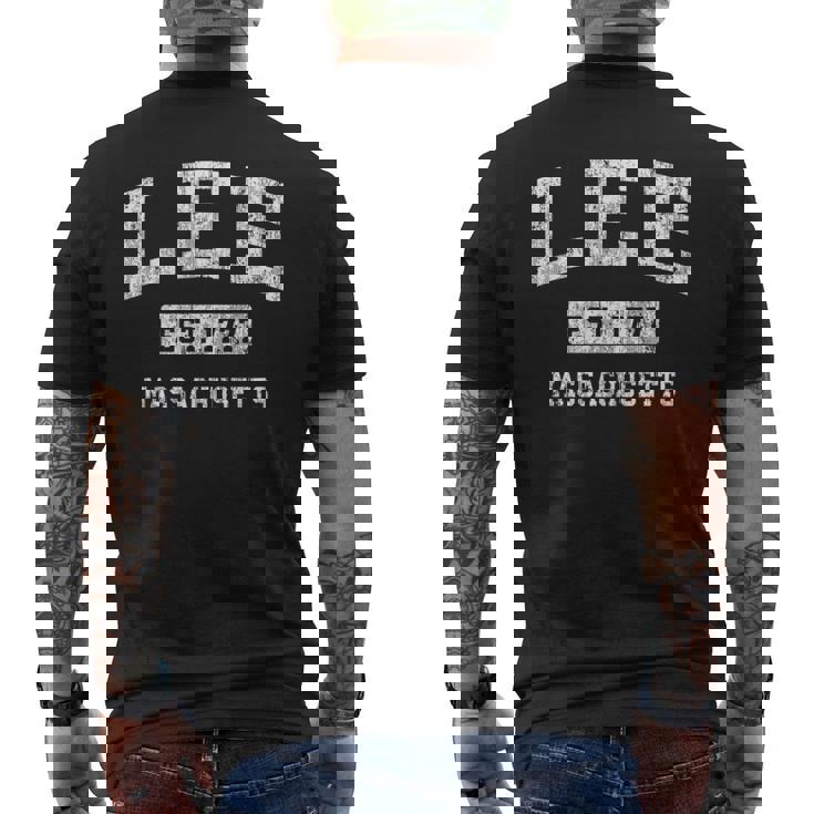 Lee Massachusetts Ma ビンテージ スポーツ 確立されたデザイン 長袖tシャツ メンズTシャツ バックプリント