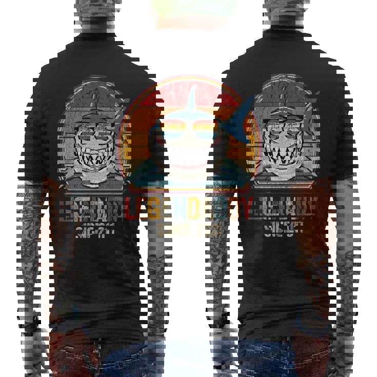 Legendaddy Dal 2011 Papà Papà Festa Del Padre T-shirt da uomo con stampa posteriore