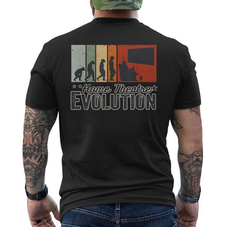 Les Amateurs De Cinéma Et L'évolution Du Cinéma Maison T-shirt imprimé au dos